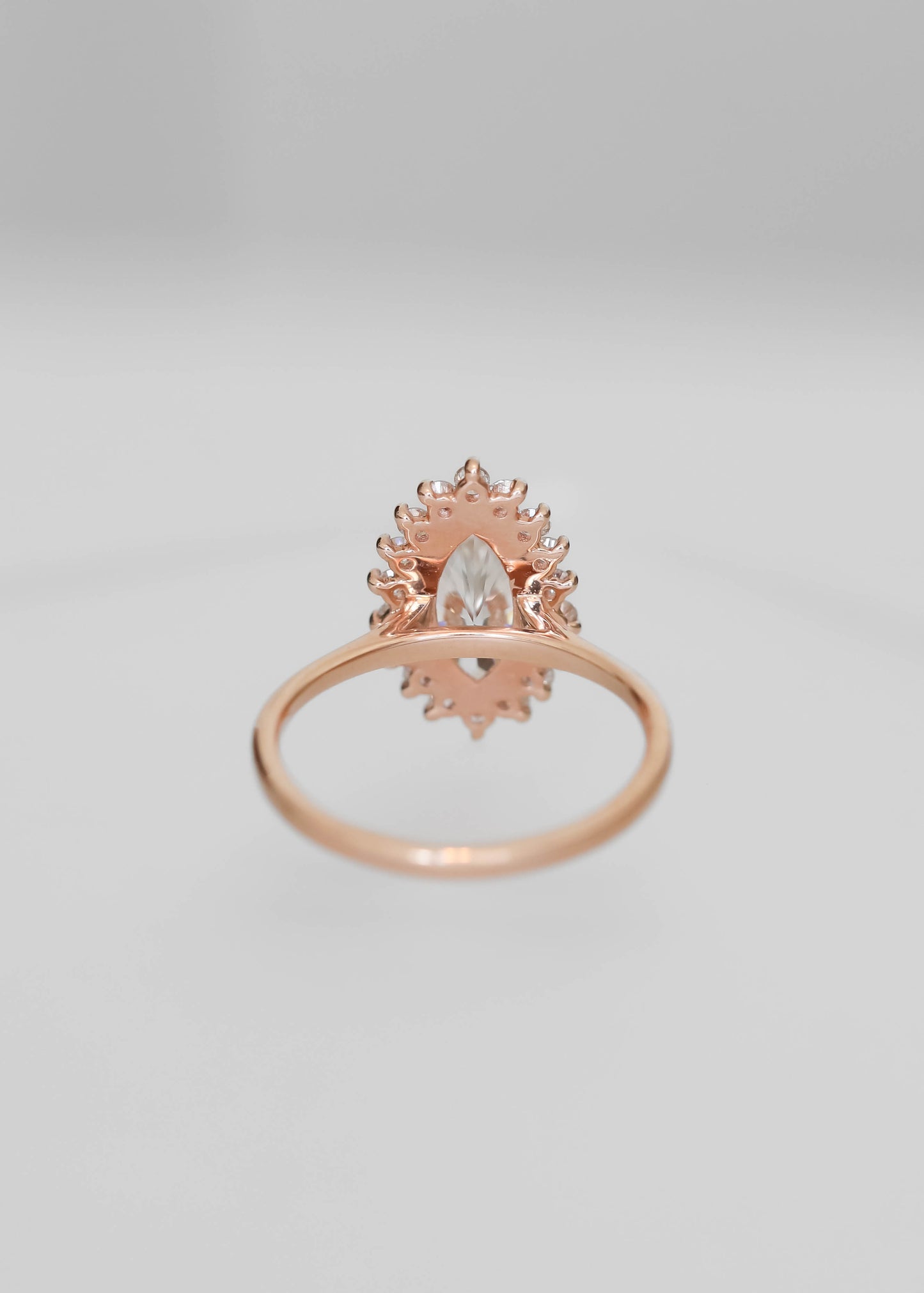 The Soleil | 1.5ct Marquise Moissanite | Rose Gold