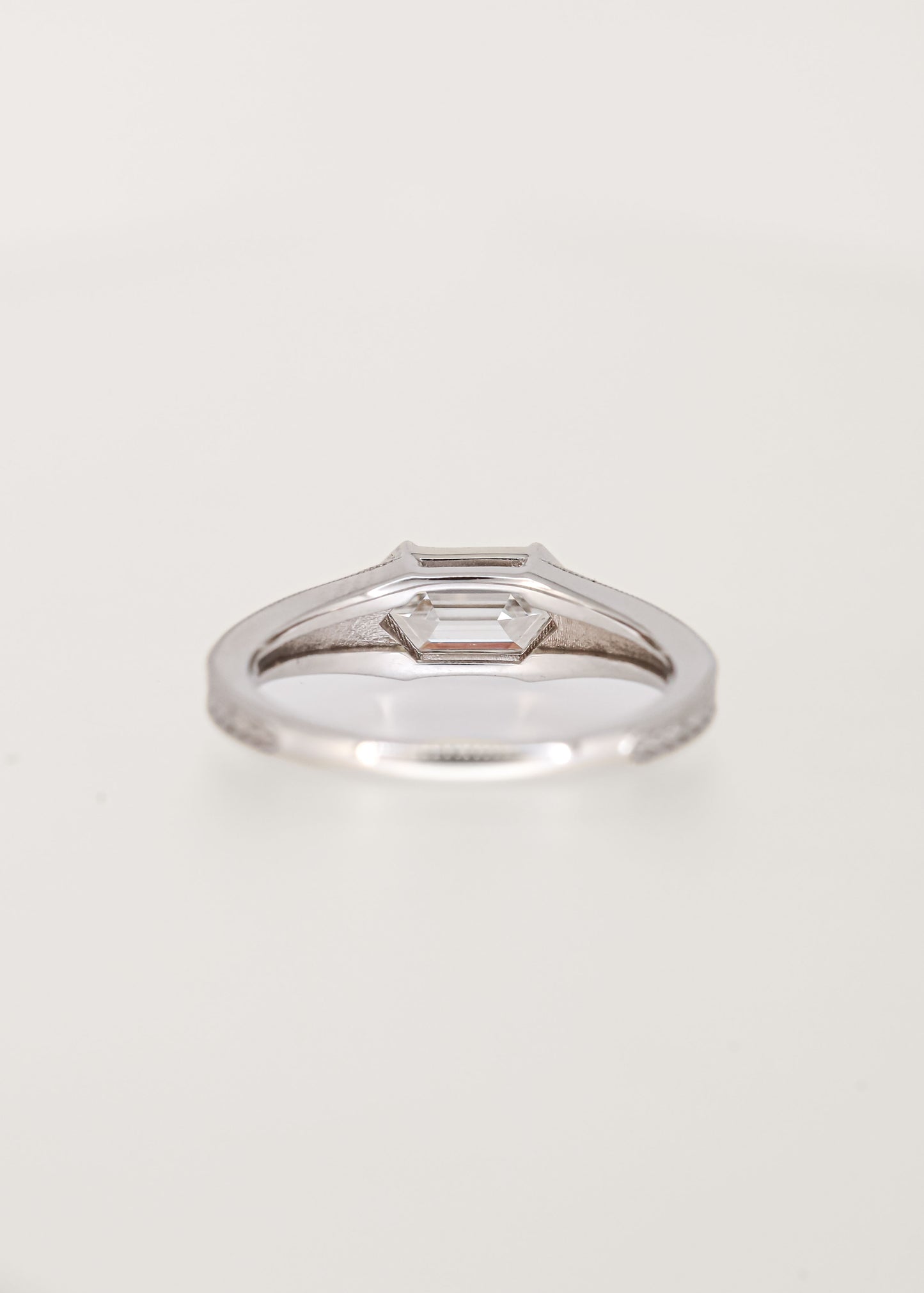 The Sage | 1.07ct Hexagon Lab Diamond | White Gold