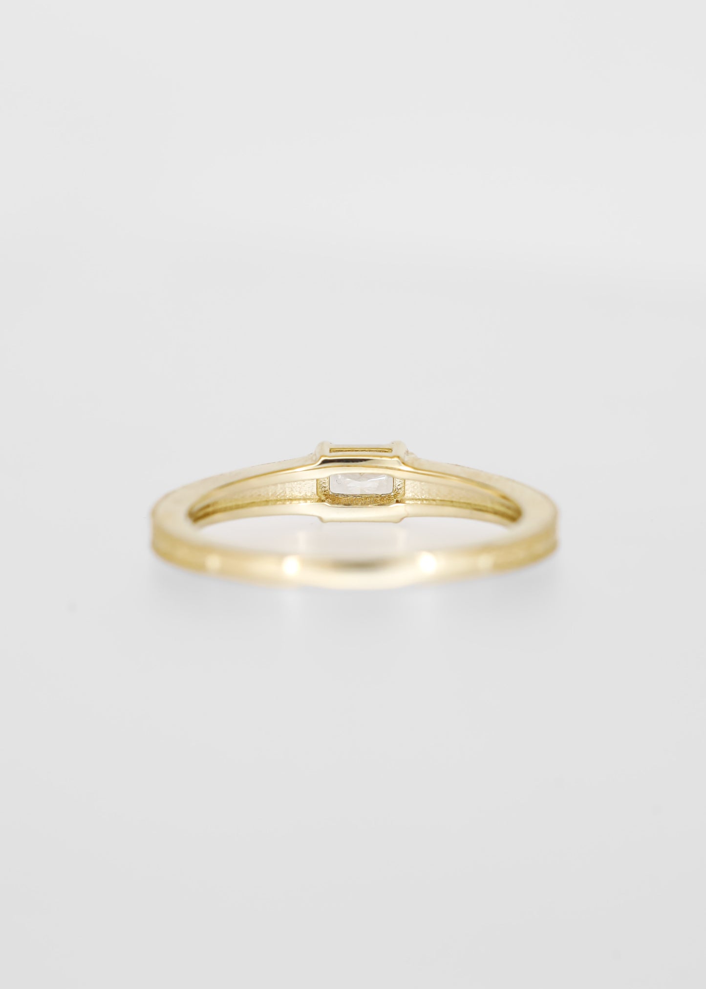The Sage | .25ct Cushion Lab Diamond | Yellow Gold