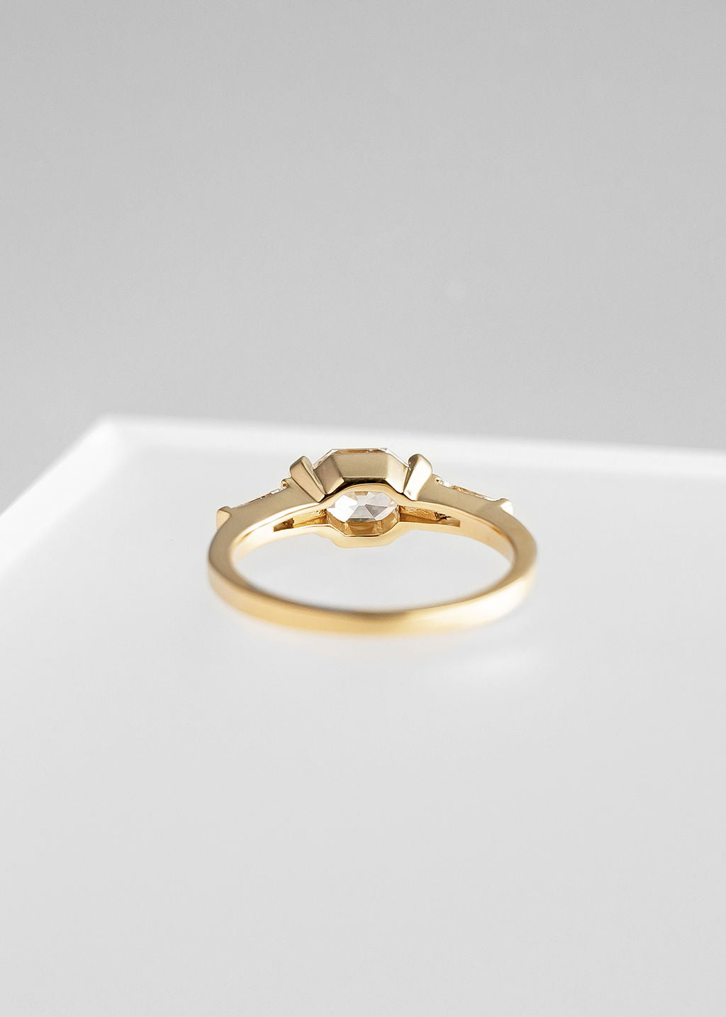 The Wolfe | 1.07ct Octagon Diamond | Yellow Gold