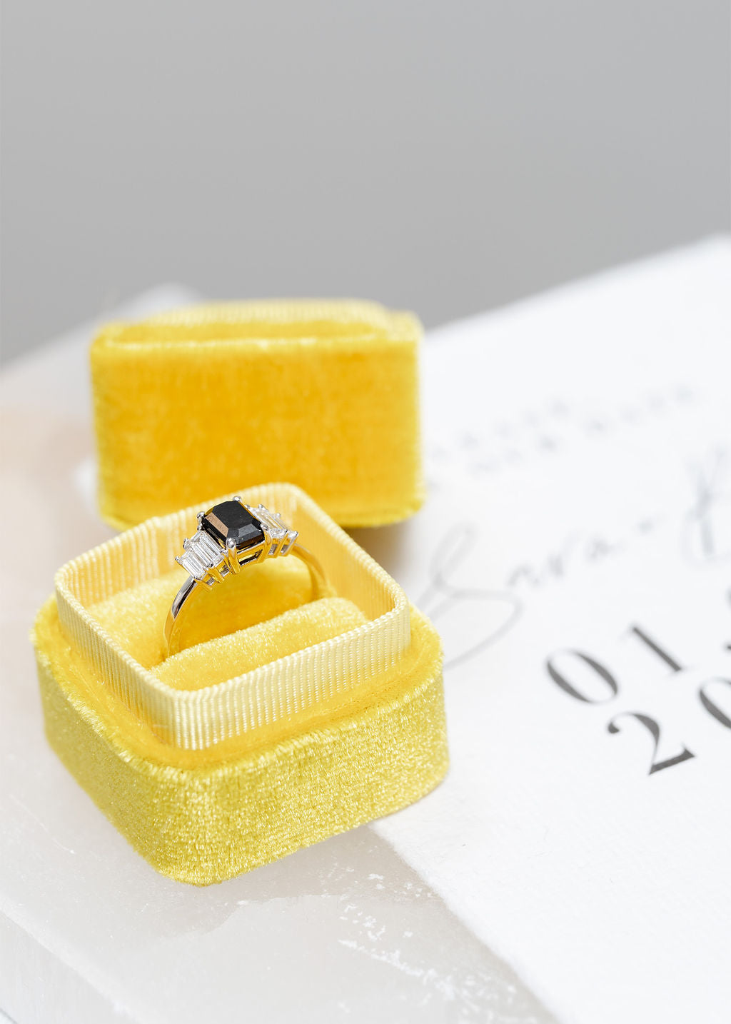 The Sage | 14k | Yellow | Size 8.5 | Stone Emerald | A Quality | 2ct | Yellow Ring Box | Custom Engraving: +$0