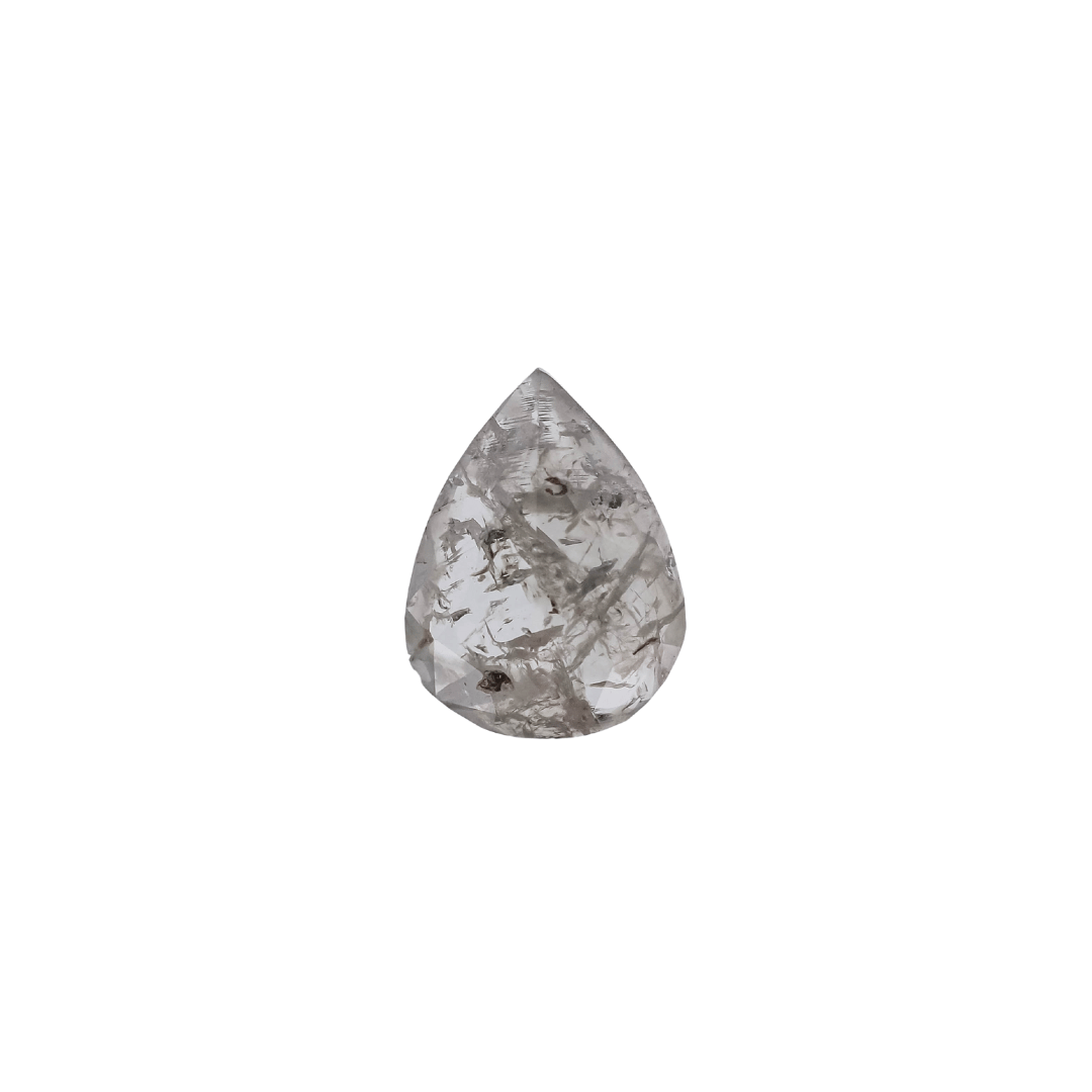 The Cordelia | 18k | White | Size 8 | Stone PS155 | Green Ring Box | Custom Engraving:  +$0