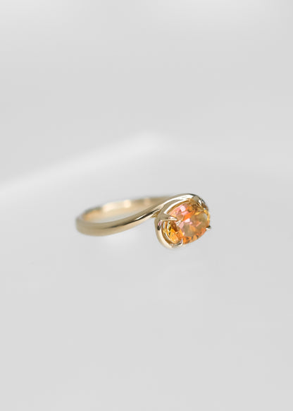 The Sol | 1.65ct Oval Mystic Topaz  | Yellow Gold