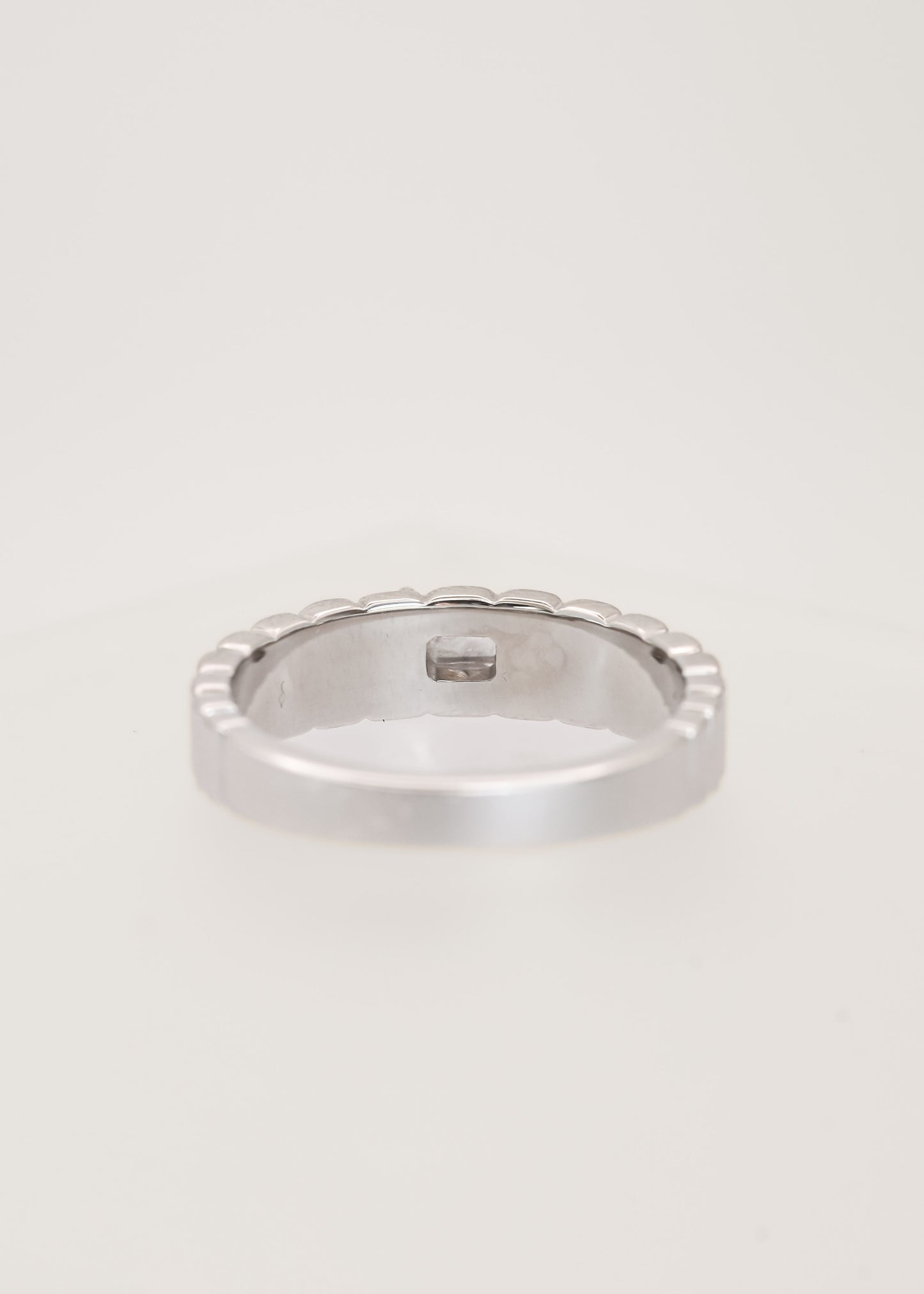 The Lynx | .32ct Emerald Salt and Pepper Diamond | White Gold