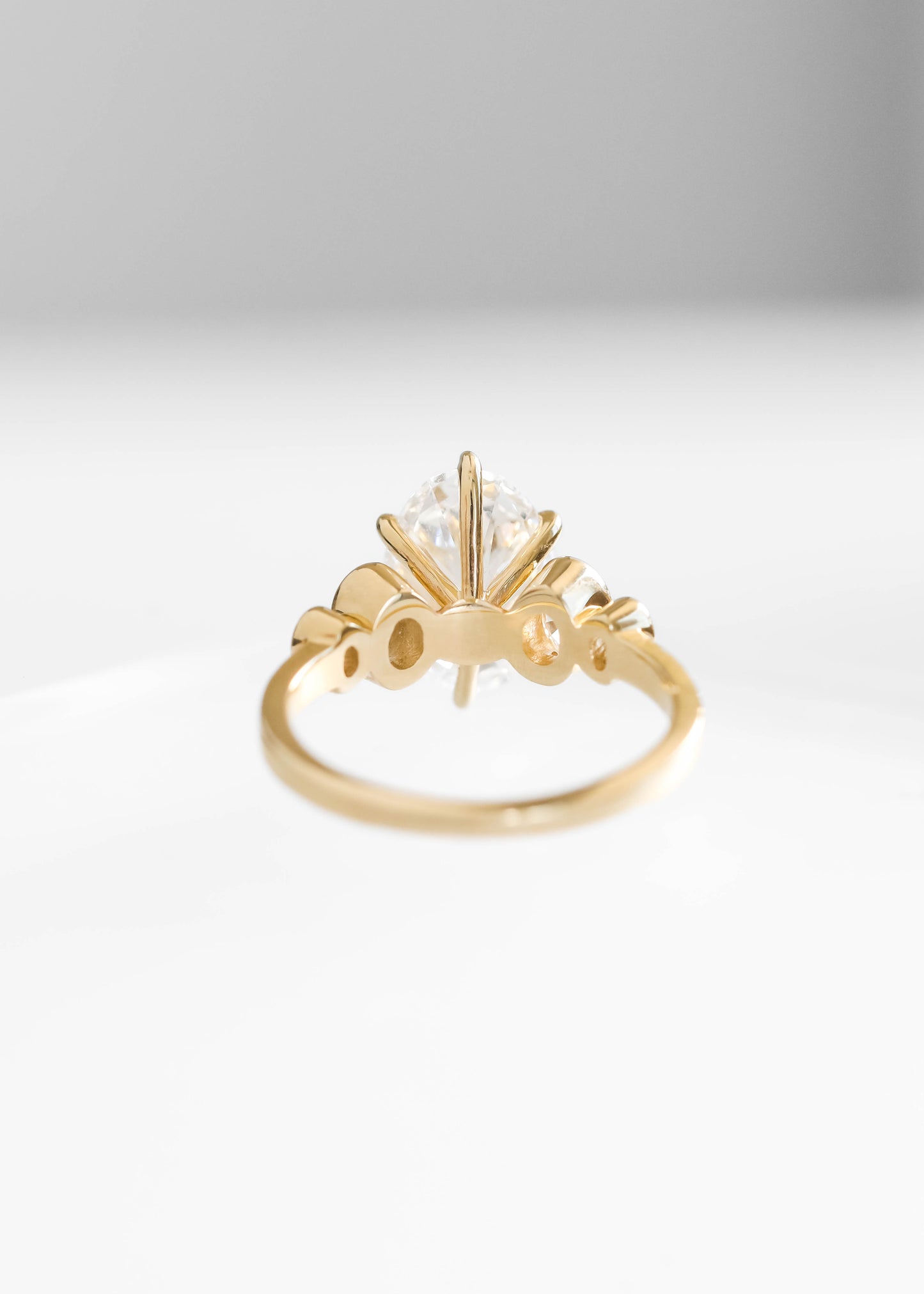 The Adelaide | 3.04ct Oval Lab Grown Diamond | Yellow Gold