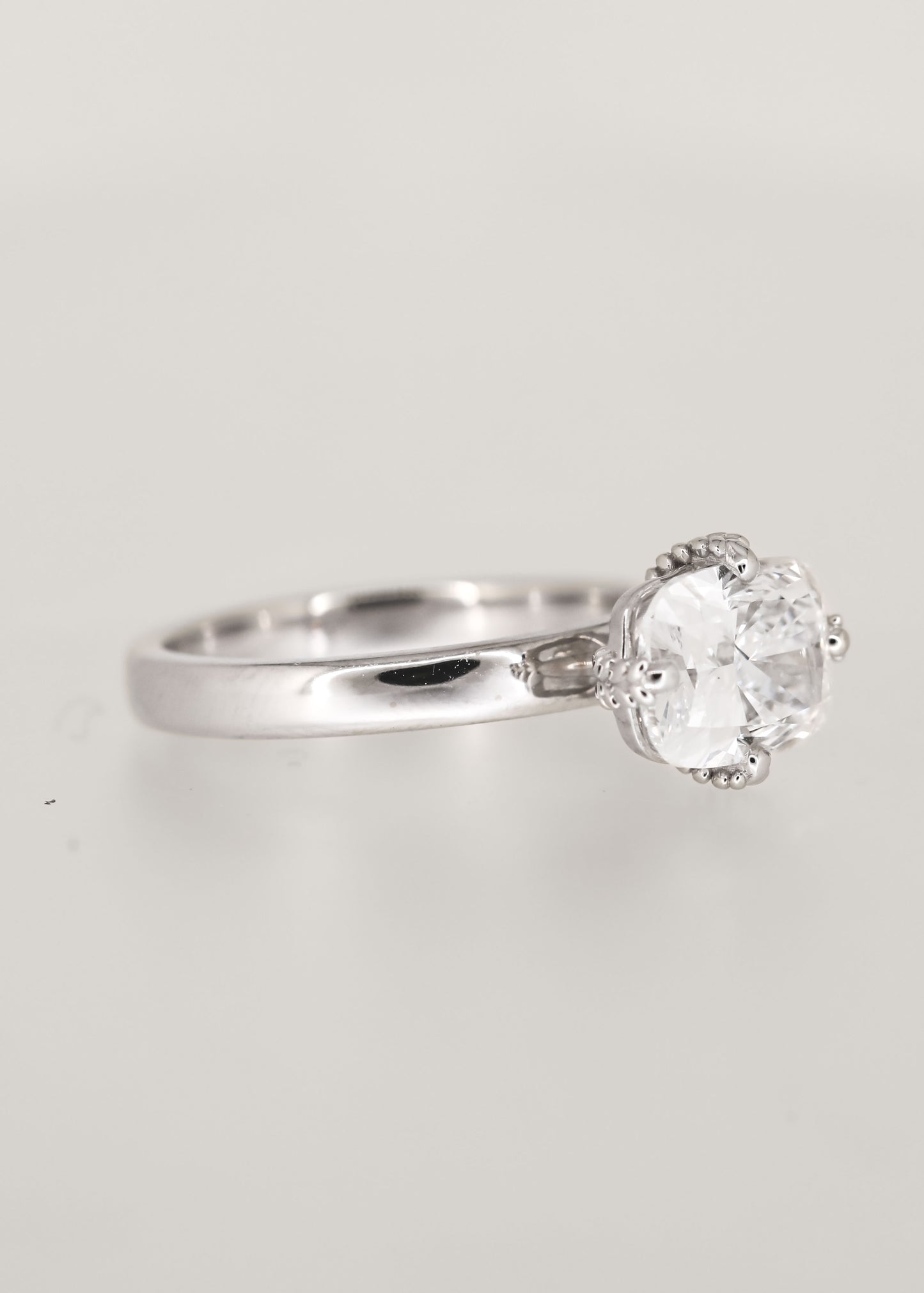The Sloane | 2.46ct Cushion Lab Diamond | White Gold