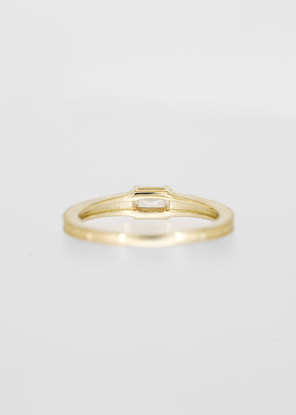 The Sage | .25ct Cushion Lab Diamond | Yellow Gold