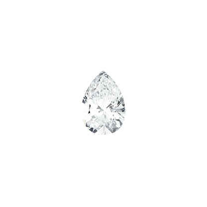 The Apollo | Platinum | White | Size 7 | Stone Pear | A Quality | 1ct | Moss Ring Box | Custom Engraving: MD 5-11-22 +$75