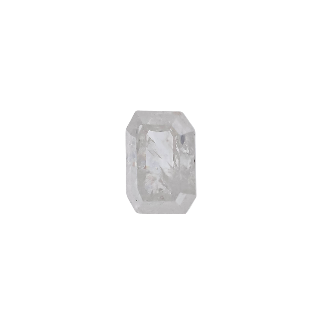 The Lynx | 14k | White | Size 6.5 | Stone EMC15 | Lagoon Ring Box | Custom Engraving:  +$0