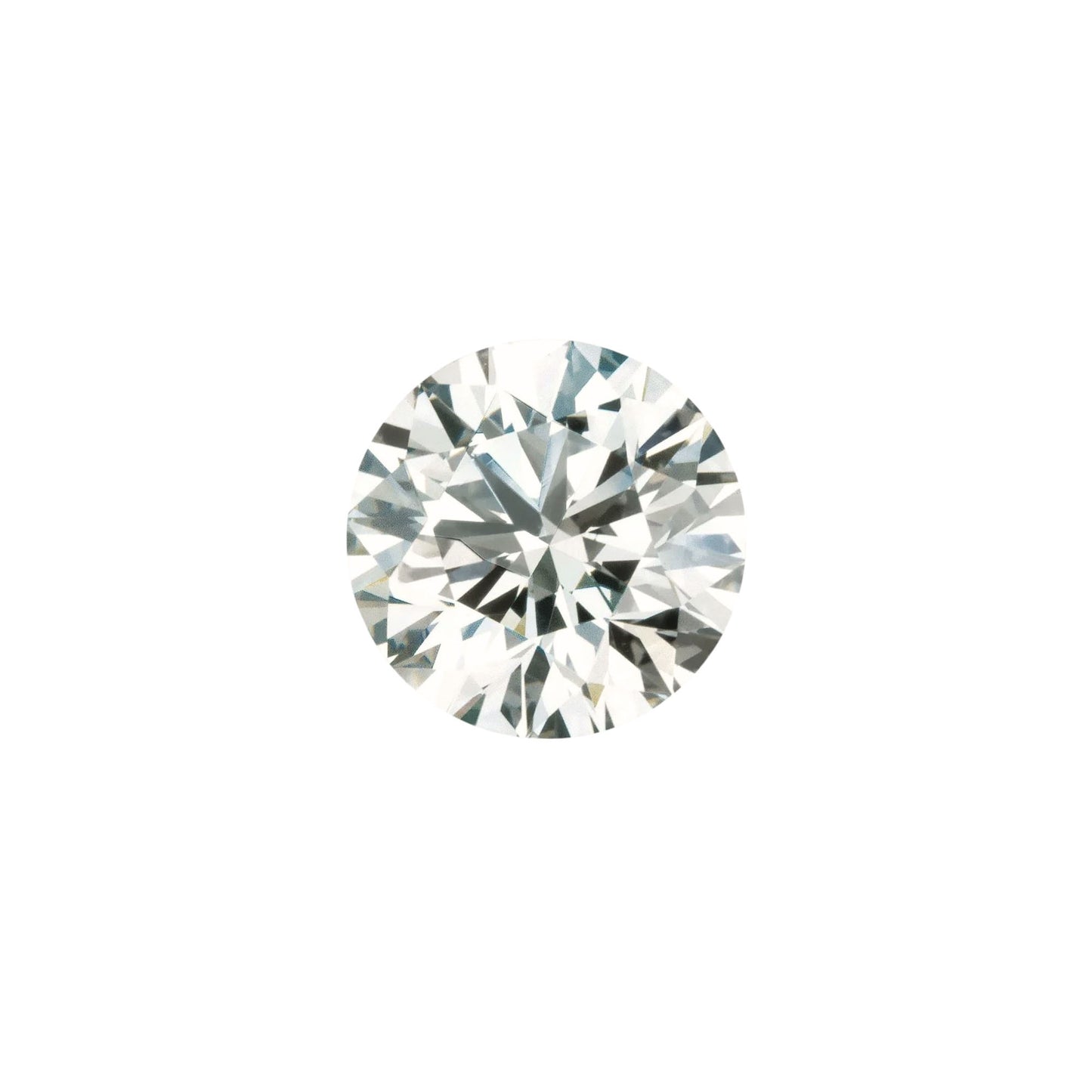 The Selene | 18k | White | Size 5.5 | Stone Round | B Quality | 1.5ct | Moss Ring Box | Custom Engraving:  +$0