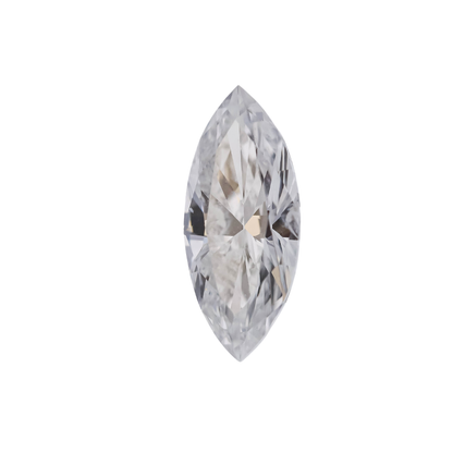 The Sienna | 14k | White | Size 8 | Stone MQ5 | Lagoon Ring Box | Custom Engraving:  +$0