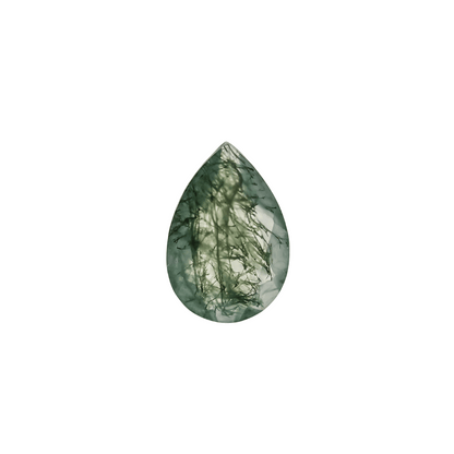 The Celeste | 18k | Yellow | Size 8 | Stone MOS50 | Moss Ring Box | Custom Engraving:  +$0