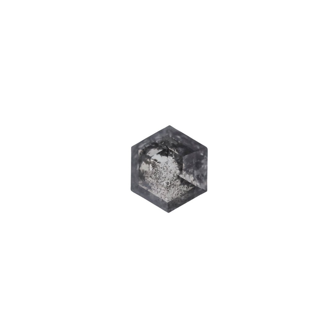 The Leda | Platinum | White | Size 7.5 | Stone HX139 | Cinque Ring Box | Custom Engraving:  +$0