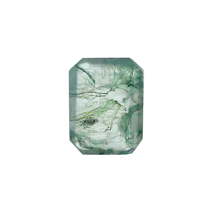 The Calisto | 14k | White | Size 7.25 | Stone MOS111 | Green Ring Box | Custom Engraving:  +$0