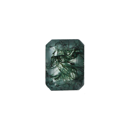 The Sage | 14k | White | Size 9 | Stone MOS112 | Moss Ring Box | Custom Engraving:  +$0