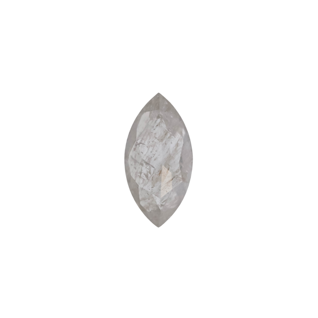 The Calisto | Platinum | White | Size 8 | Stone MQ10 | Dune Ring Box | Custom Engraving:  +$0