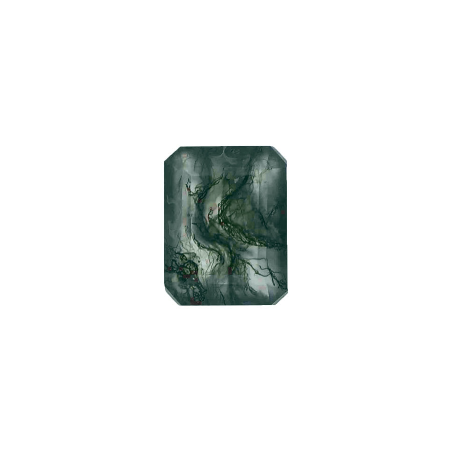 The Sage | 14k | White | Size 4.5 | Stone MOS109 | Lagoon Ring Box | Custom Engraving:  +$0
