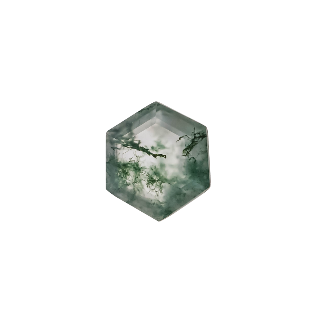 The Sage | 14k | Yellow | Size 9 | Stone MOS262 | Moss Ring Box | Custom Engraving:  +$0