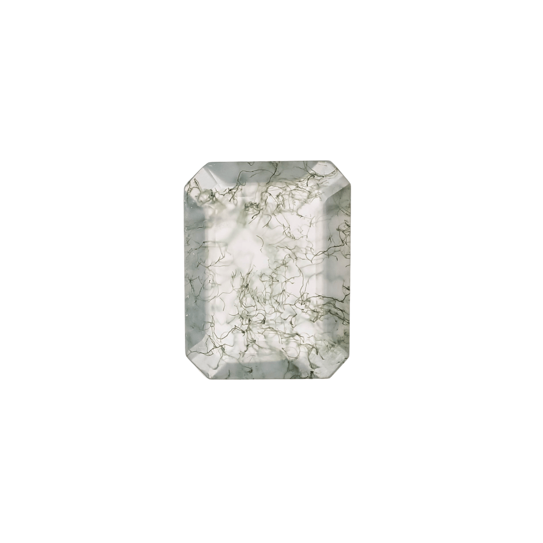 The Leda | 14k | Yellow | Size 6 | Stone MOS34 | Moss Ring Box | Custom Engraving:  +$0