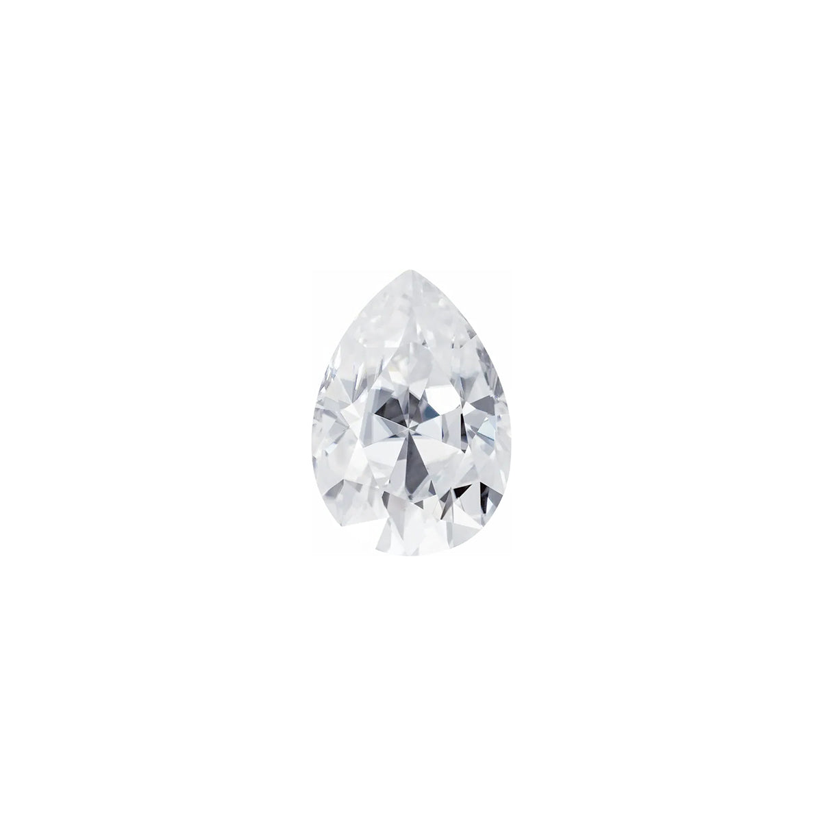 The West | Platinum | White | Size 7 | Stone Moissanite | Pear | 9x6mm | Apricot Ring Box | Custom Engraving:  +$0