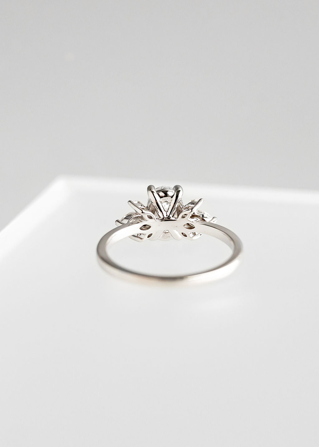 The Mini Luna | 1.02ct Oval Diamond | White Gold