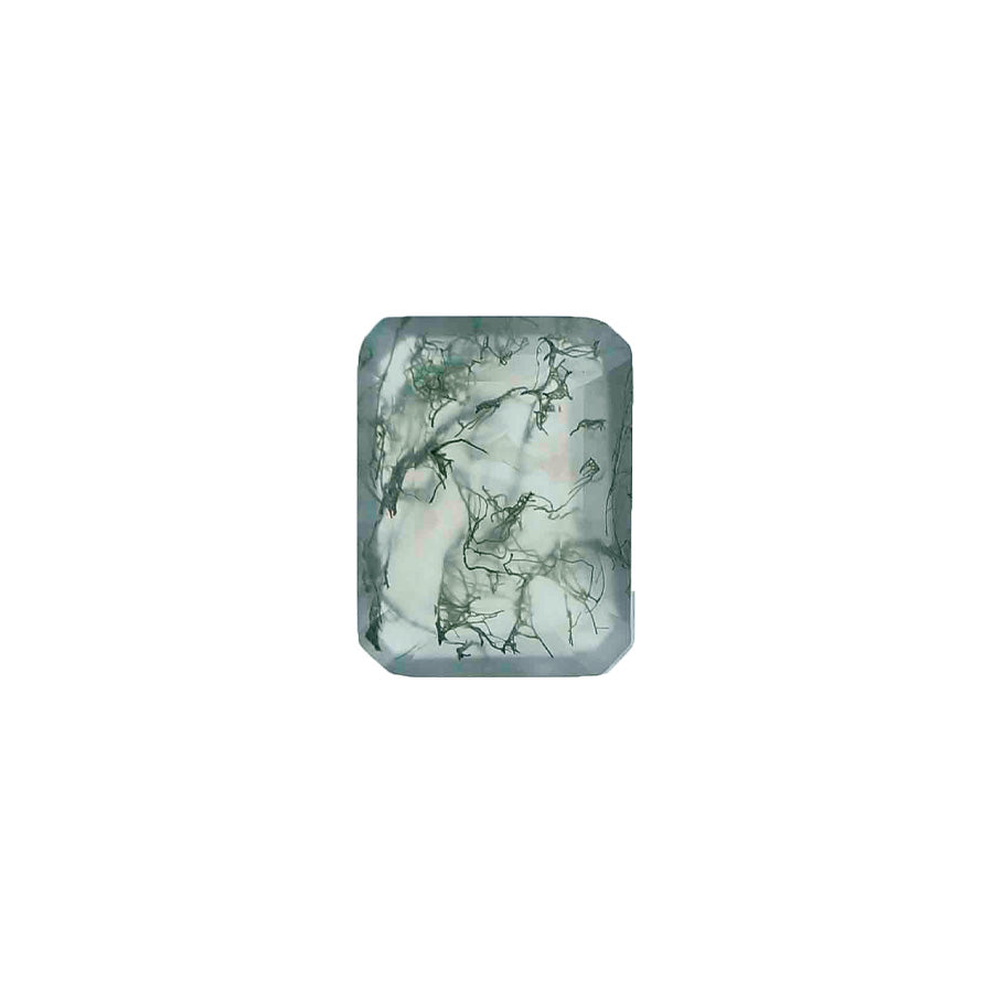 The Sage | 18k | White | Size 6.75 | Stone MOS104 | Moss Ring Box | Custom Engraving:  +$0