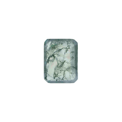 The Sage | 18k | White | Size 6.75 | Stone MOS104 | Moss Ring Box | Custom Engraving:  +$0