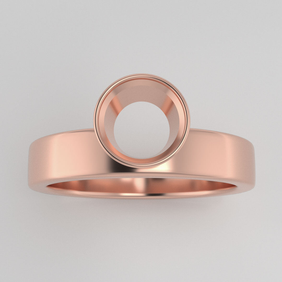 The Phoenix | 14k | Rose | Size 8.75 | Stone HX93 | Moss Ring Box | Custom Engraving:  +$0