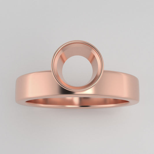 The Phoenix | 14k | Rose | Size 8.75 | Stone HX93 | Moss Ring Box | Custom Engraving:  +$0