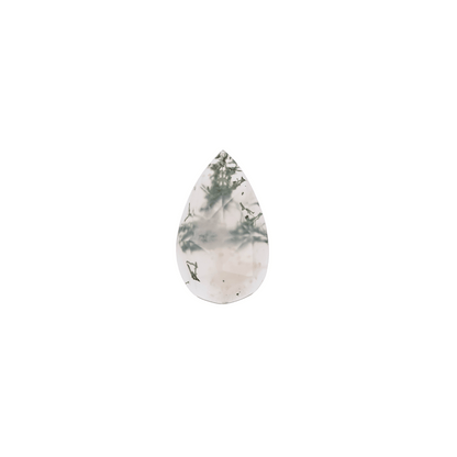 The West | 14k | White | Size 5 | Stone MOS1 | Moss Ring Box | Custom Engraving:  +$0