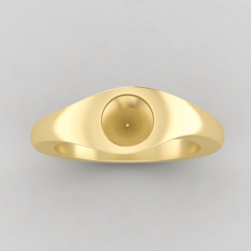 The Apollo | 14k | Yellow | Size 14 | Stone RB20 | Blue Ring Box | Custom Engraving:  +$0