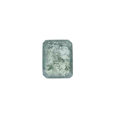 The Sage | 14k | White | Size 10.5 | Stone MOS99 | Moss Ring Box | Custom Engraving:  +$0