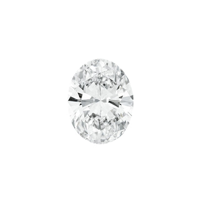 The Sienna | 14k | White | Size 8.5 | Stone Oval | A Quality | 2ct | Dune Ring Box | Custom Engraving: Everywhere +$75