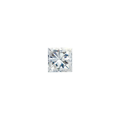 The Vega | 14k | Yellow | Size 10 | Stone Moissanite | Princess | 5mm | Moss Ring Box | Custom Engraving:  +$0