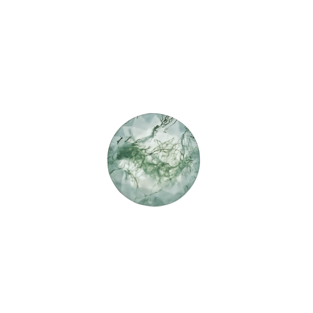 The Wolfe | 14k | White | Size 7 | Stone MOS160 | Moss Ring Box | Custom Engraving:  +$0
