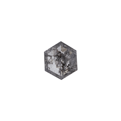 The Wolfe | 14k | White | Size 9 | Stone HX107 | Apricot Ring Box | Custom Engraving:  +$0