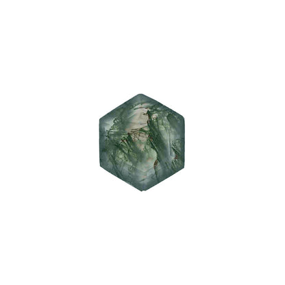 The Selene | 14k | White | Size 6.5 | Stone MOS75 | Green Ring Box | Custom Engraving:  +$0