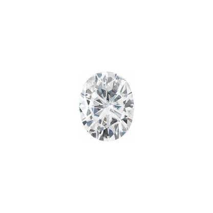 The Skye | 14k | Yellow | Size 8 | Stone Moissanite | Oval | 8x6mm | Moss Ring Box | Custom Engraving:  +$0