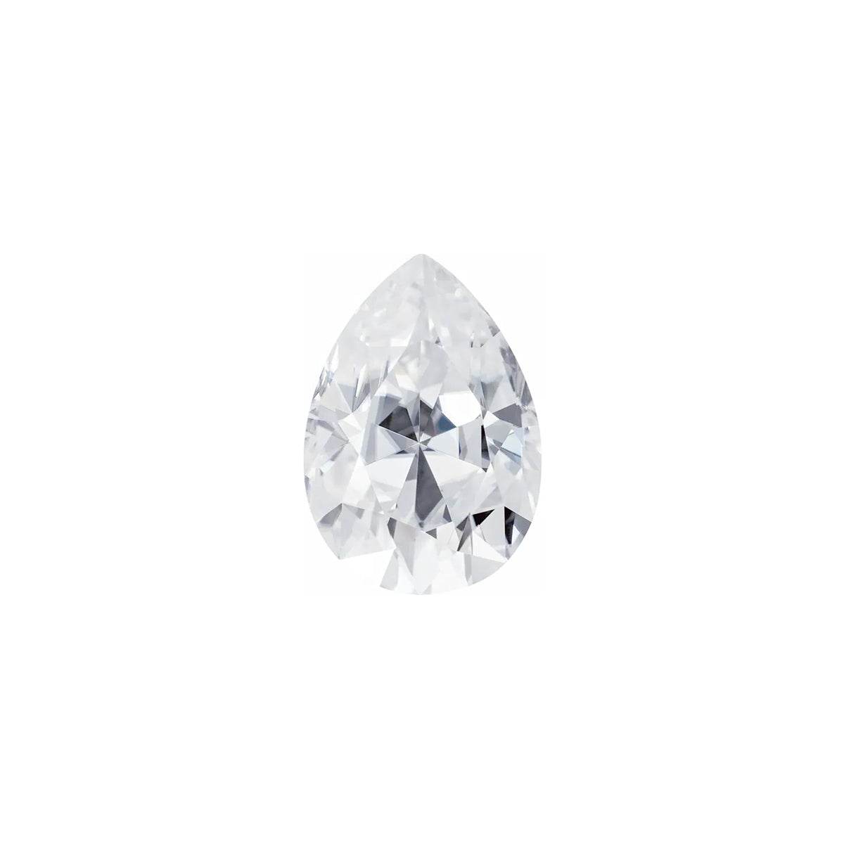 The West | Platinum | White | Size 7 | Stone Moissanite | Pear | 10x7mm | Apricot Ring Box | Custom Engraving:  +$0