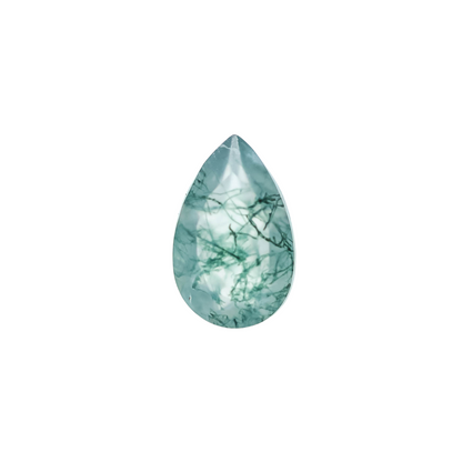 The Sage | 14k | White | Size 6.5 | Stone MOS180 | Moss Ring Box | Custom Engraving:  +$0