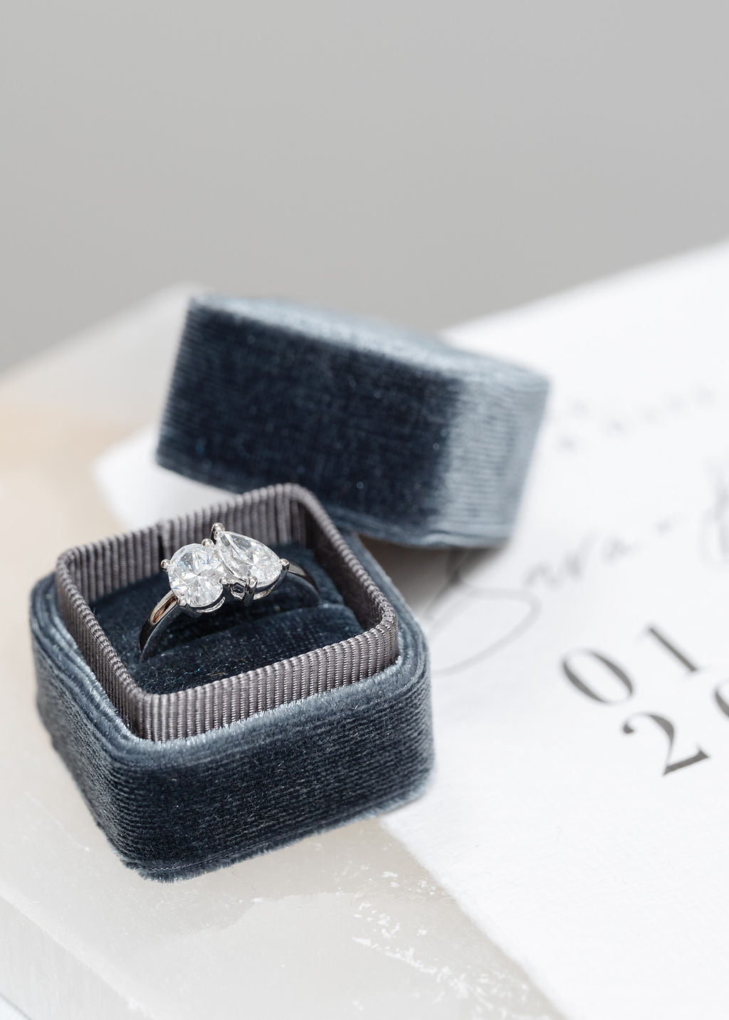 The Orion | 18k | Yellow | Size 9.25 | Stone Elongated Cushion | B Quality | 1.5ct | Gray Ring Box | Custom Engraving:  +$0