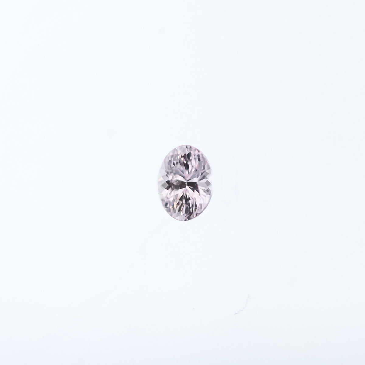 The Mini Luna | 18k | White | Size 7.75 | Stone MG8 | Cinque Ring Box | Custom Engraving:  +$0
