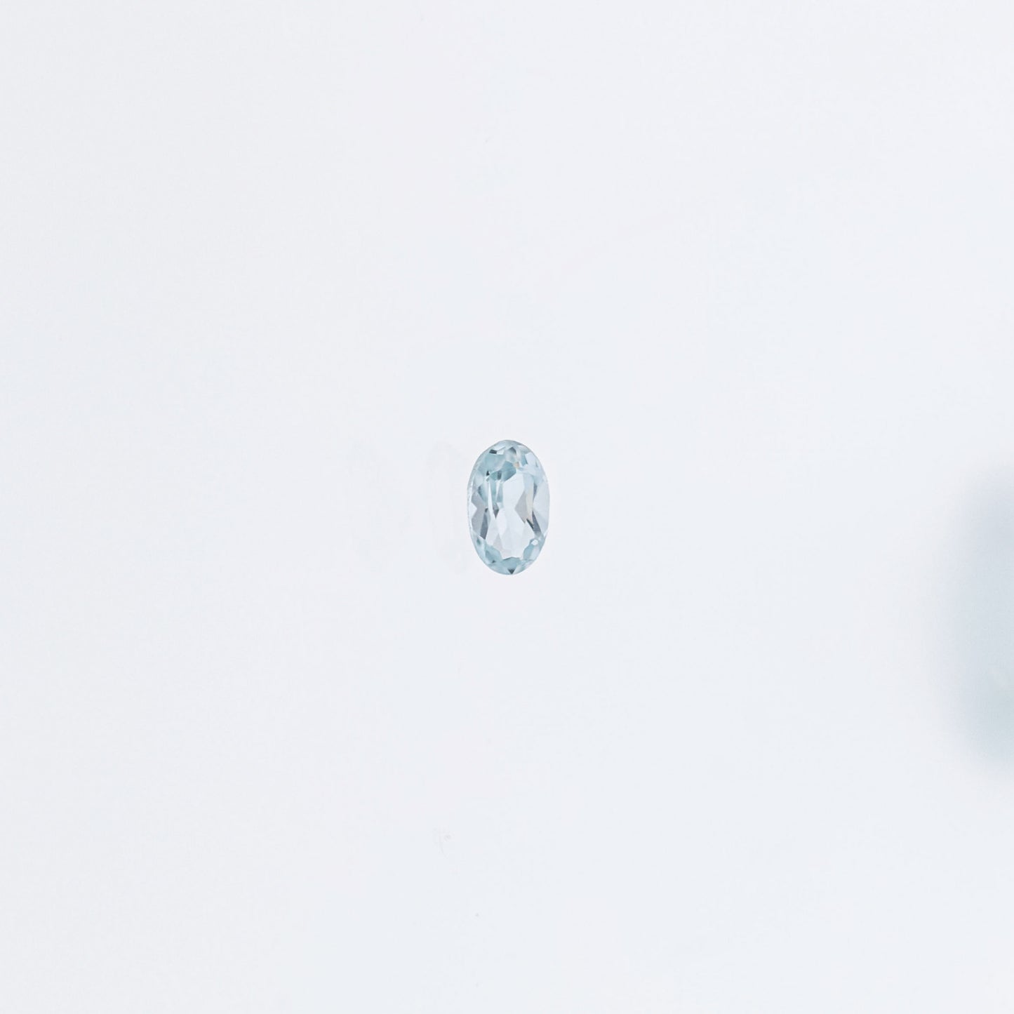 The Mini Luna | 14k | White | Size 6 | Stone AQ4 | Antelope Ring Box | Custom Engraving:  +$0