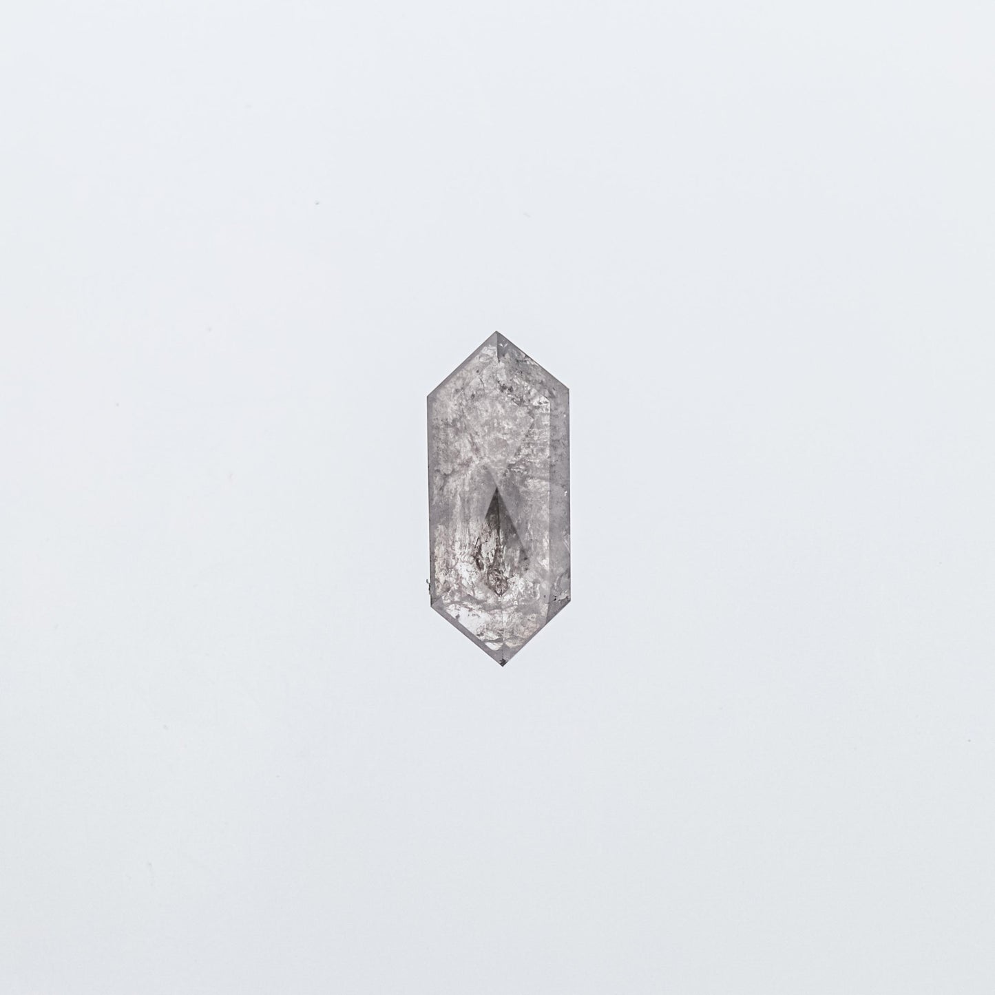 The Jett | Platinum | White | Size 7.5 | Stone HX124 | Cinque Ring Box | Custom Engraving: Love +$75