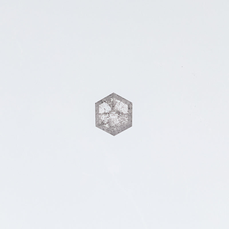 The Luna | 14k | White | Size 5.5 | Stone HX91 | Rainforest Ring Box | Custom Engraving:  +$0