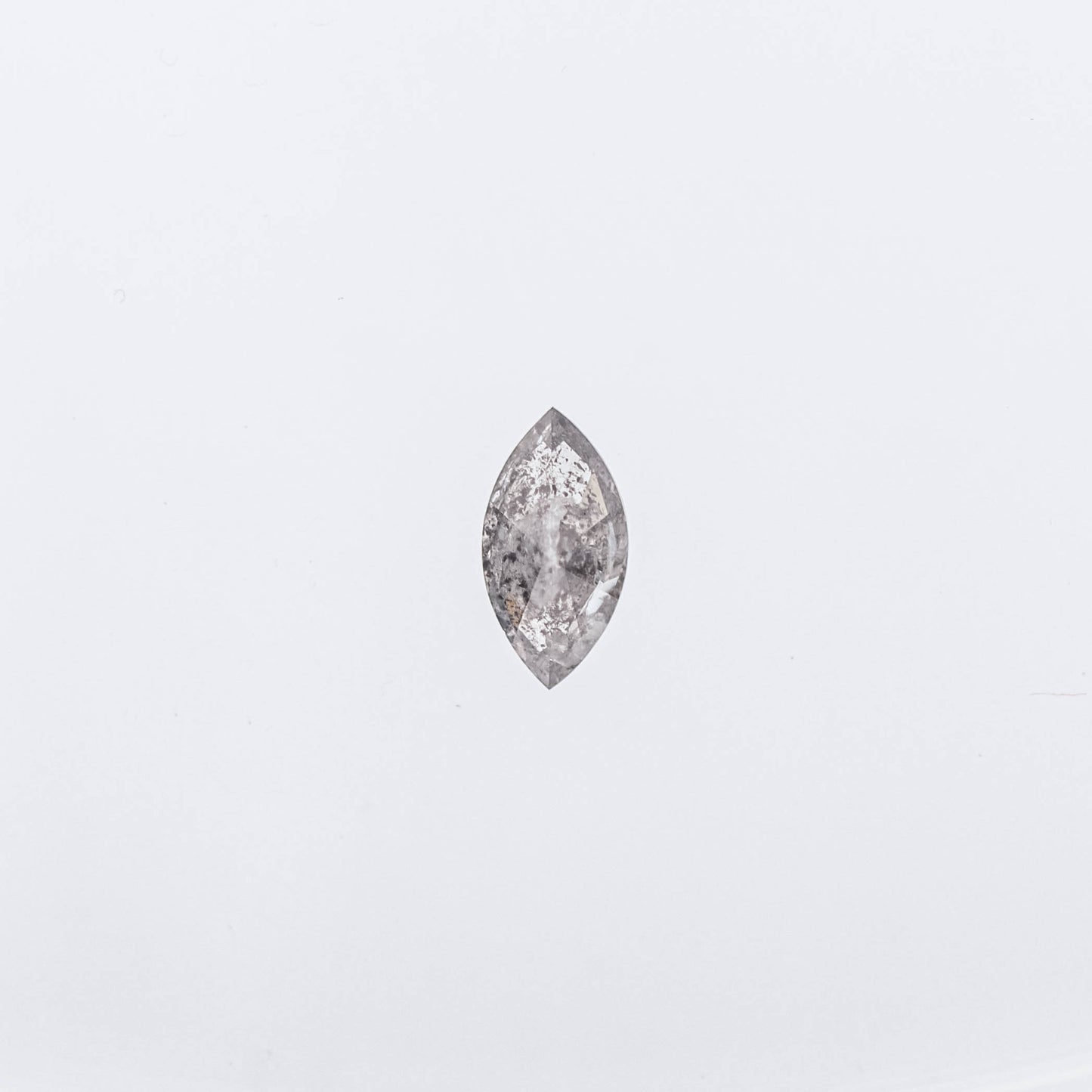 The Estelle | 14k | White | Size 7.25 | Stone MQ15 | Sand Dune Ring Box | Custom Engraving:  +$0