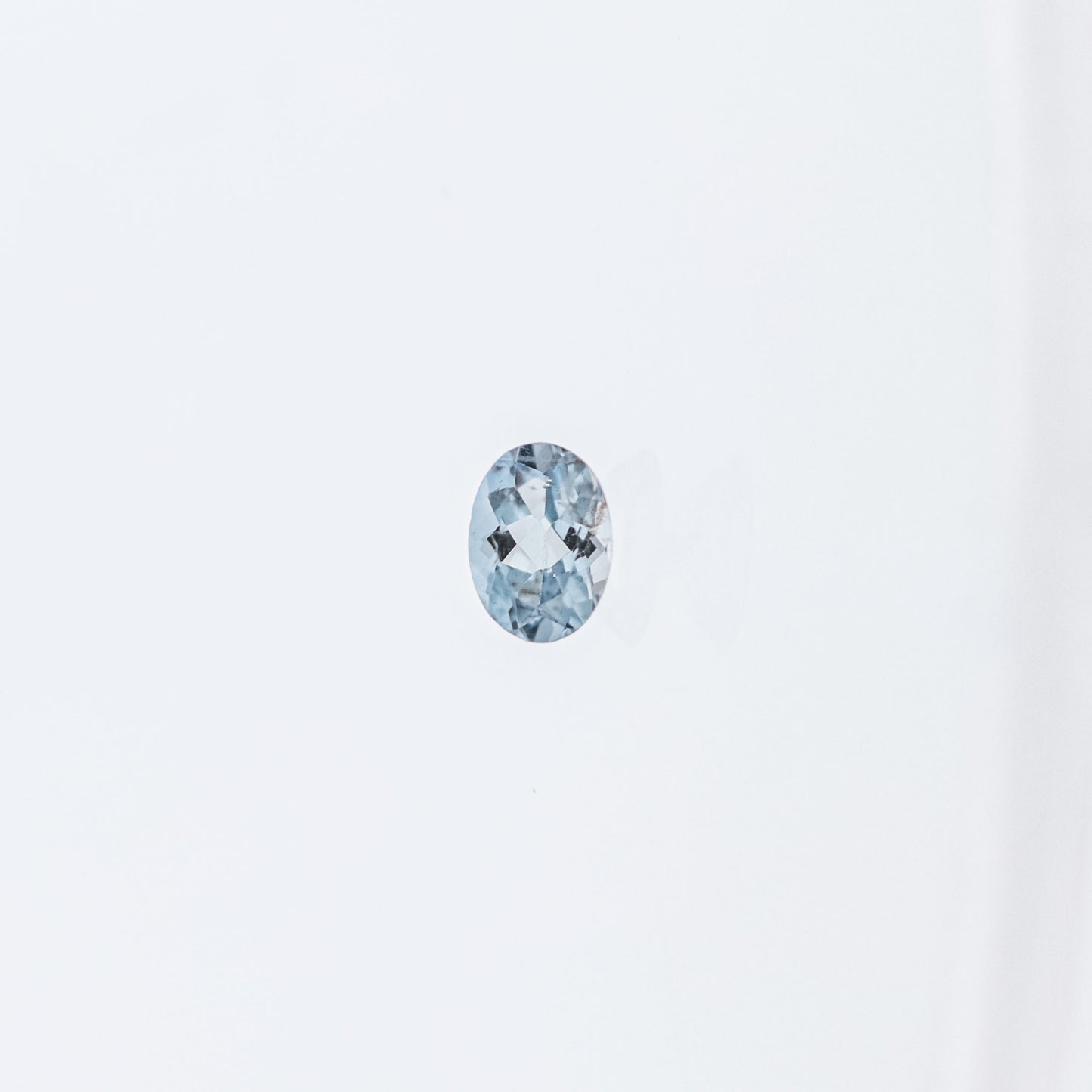 The Celeste | Platinum | White | Size 8.5 | Stone AQ15 | Antelope Ring Box | Custom Engraving: TFF +$75