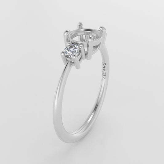The Orion | 18k | Yellow | Size 7.75 | Stone SA41 | Cinque Ring Box | Custom Engraving:  +$0
