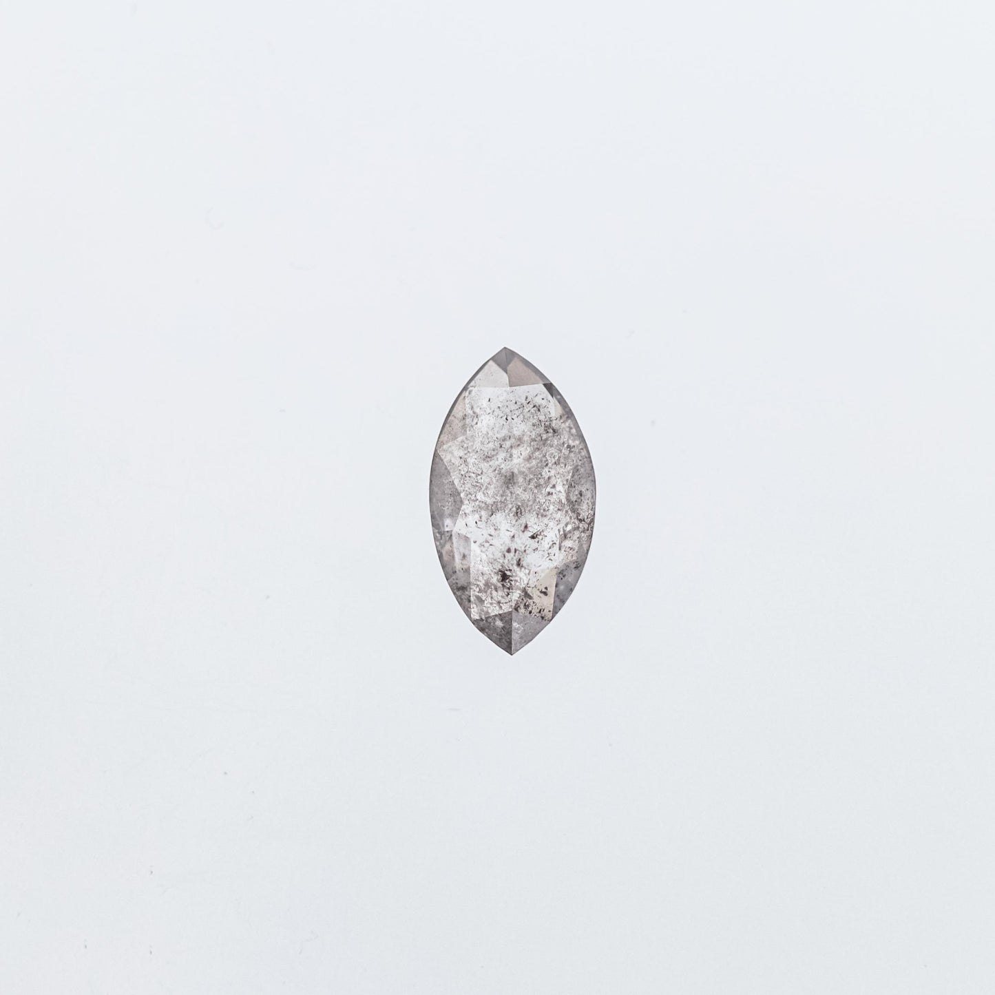 The Saturn | Platinum | White | Size 5.75 | Stone MQ8 | Sand Dune Ring Box | Custom Engraving:  +$0