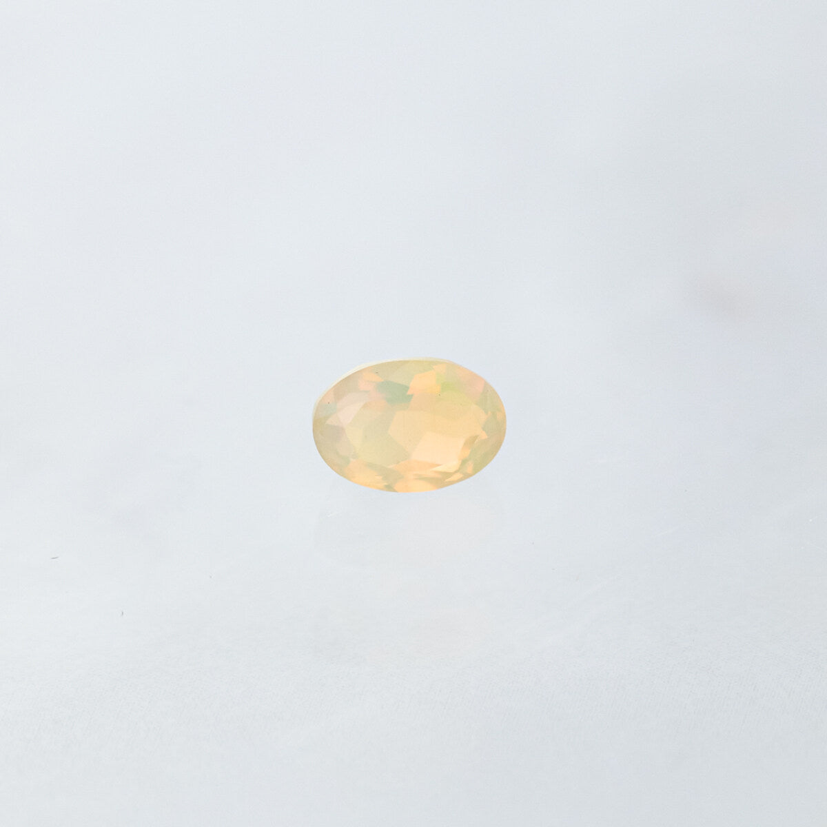 The Soleil | 14k | White | Size 6.25 | Stone OP73 | Sand Dune Ring Box | Custom Engraving:  +$0